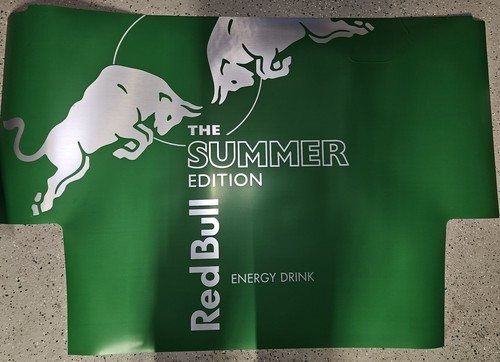 Red bull energy green - red, summer