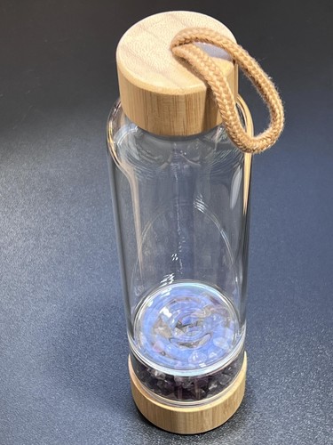 Crystal infused glass water - infused,