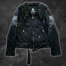 Mastermind Japan Vintage Leather Jacket - Size XL