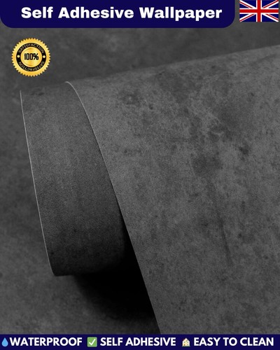 Dark grey concrete plastered - dark,