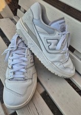NEW BALANCE 550 WHITE GREY TRAINERS SIZE 6 UK Mens Womens Lads Girls