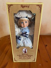 Regency Special Collector's Edition Little Miss Muffet Porcelain Doll & Stand
