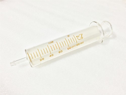 1pcs 100ml glass - glass, syringe