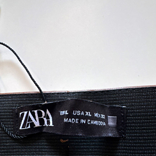 Zara women brown faux - zara,