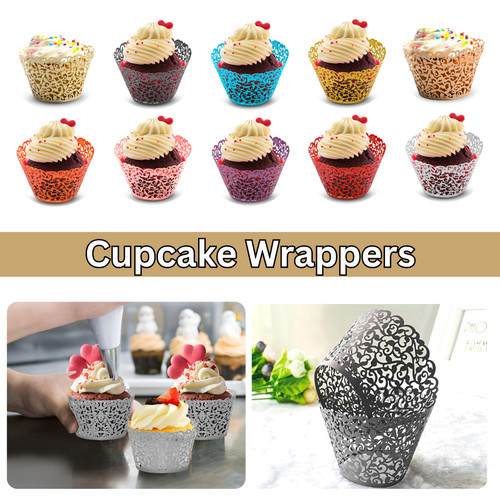 100pcs cupcake wrappers - 25-100pcs,