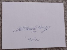 Michael Craze signed Doctor Who autograph (Ben Jackson)