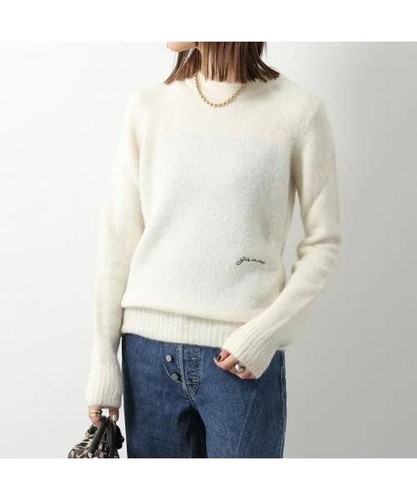 Women ganni sweater silver - ganni,