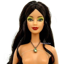 2003 Barbie Birthstone Collector Edition August Peridot Doll New with Stand