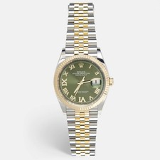 Rolex Green 18K White Gold