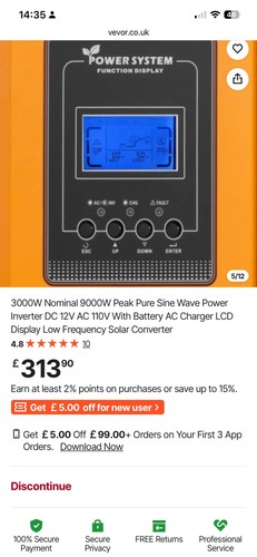 Vevor pure sine wave - vevor, power