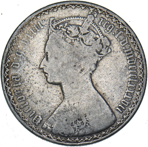 1887 gothic florin victoria - gothic,