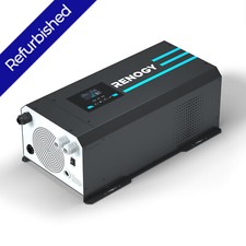 Renogy 2000W Pure Sine Wave Inverter Charger 12V to 240V LCD Display-Refurbished