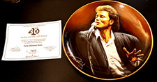 Danbury Mint Cliff Richard Plate 40 Glorious Years The One and Only with Cert