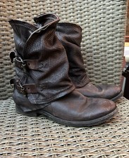 AS 98 Brown Leather Biker