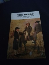 VINTAGE EPSOM RACE CARD HORSE RACING THE DERBY 2ND JUNE 1976