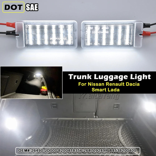 Led interior luggage - 2x,