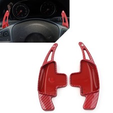 Red 2x Steering Wheel Shift Paddle Shifter Extension For Benz A B C E S G Class