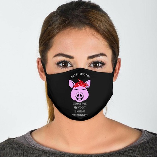Pig face novelty - face, cotton