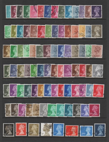 Machin collection - gb, 1/2p