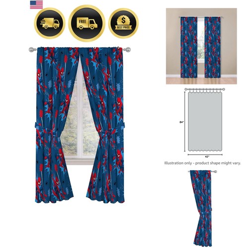 Kids window drapes 4 piece - 4,