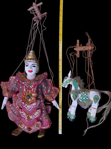 Vintage burmese marionette - vintage,