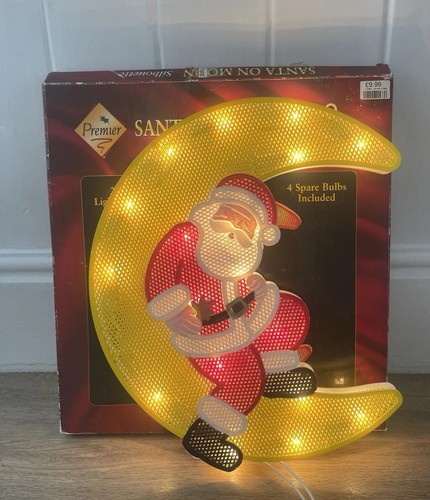 Vintage premier santa - on, moon