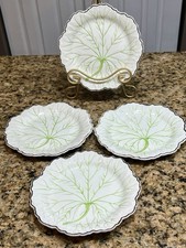 Set 4-Wedgwood Green Leaf