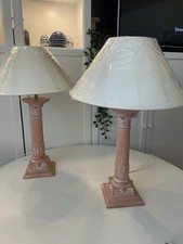 Pair 90s Terracotta Column