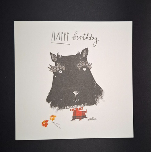 Happy birthday black scottish - black,