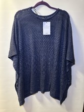 M&S navy  Crochet lightweight