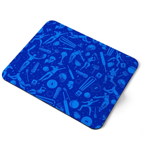 Mouse mat pad blue - mouse, cricket