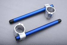 Alu- Blue Pair of Clip Ons Handlebars 50mm YAMAHA YZF R1 YZF-R1 RN01 1998