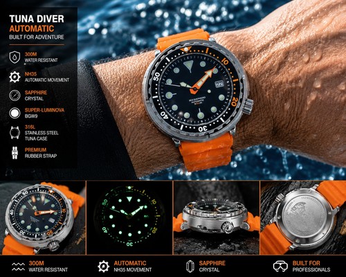 Automatic black orange - automatic,