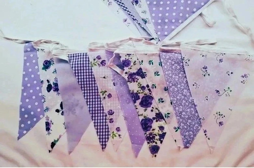 40ft lilac floral fabric - floral,