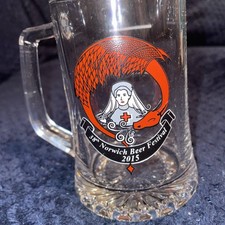 38th Norwich Beer Festival 1/2 Pint Glass Tankard
