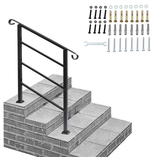 Iron handrail stair - iron,