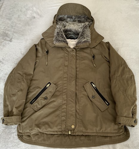 Pull bear women khaki parka - pull&bear,