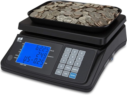 Zzap ms20 coin counting - coin, scale