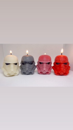 Stormtrooper candle star - stormtrooper,