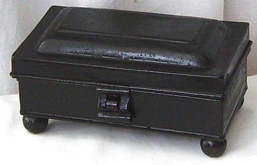 Antique metal spice - metal, box