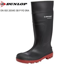 Mens Acifort Dunlop Full Safety Wellington Wellies Mucker Steel Toe Cap Boots Sz