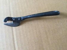 Rare antique metal can - can, opener