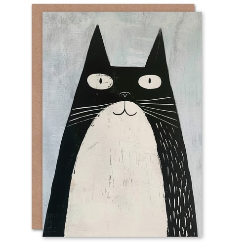 Greeting card cute - cute, white
