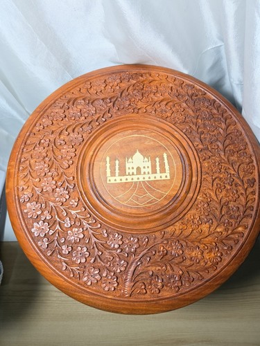 Vtg hand carved indian - vtg, hand-carved