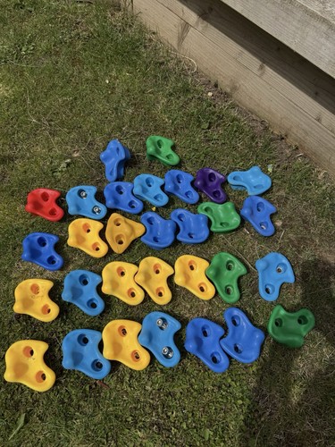 Mixed colour rock climbing - colour,