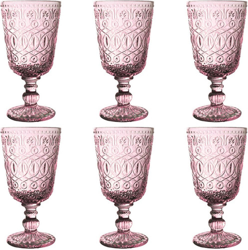Vintage glassware purple water - glassware,