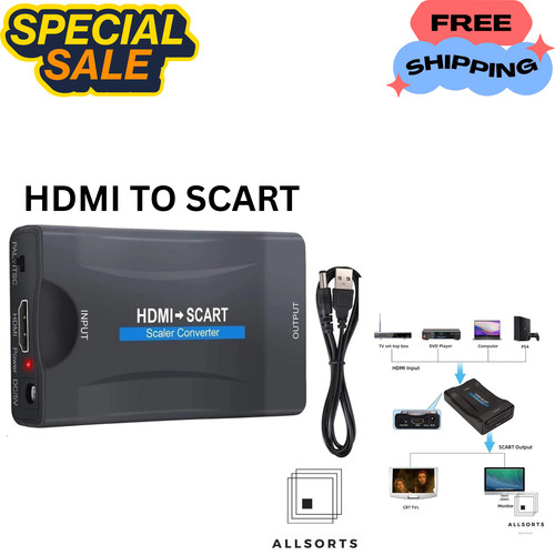 1080p hdmi scart composite - hdmi, to