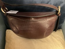 Next Dark Burgundy Red Croc