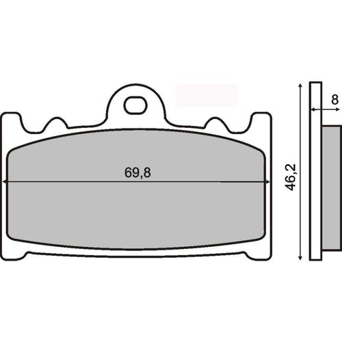 Front brake pads for suzuki - front,