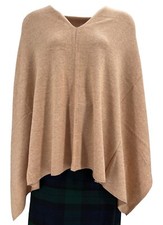 Handmade Cashmere Knit Poncho